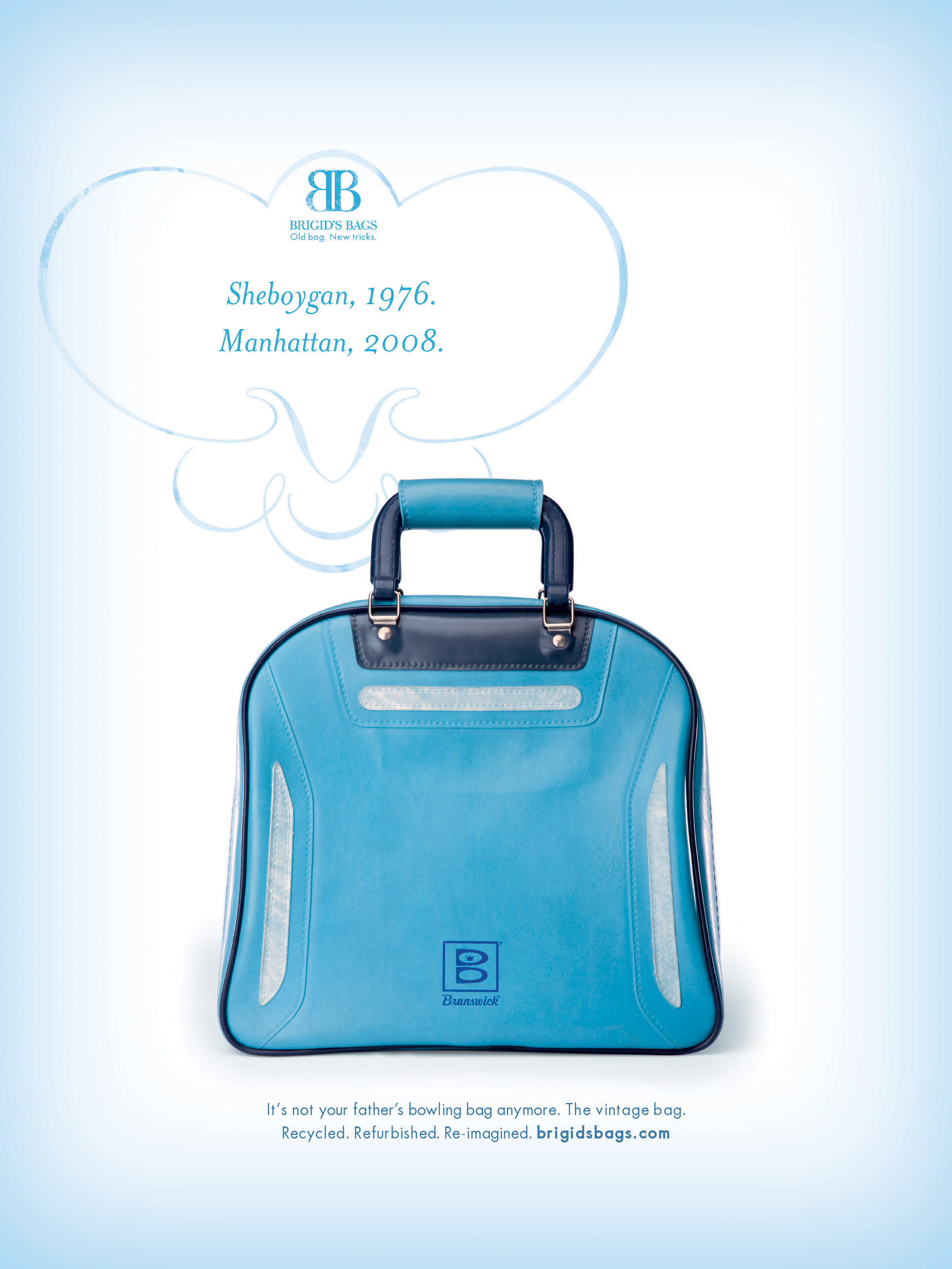 Brigid's Bags print ad
