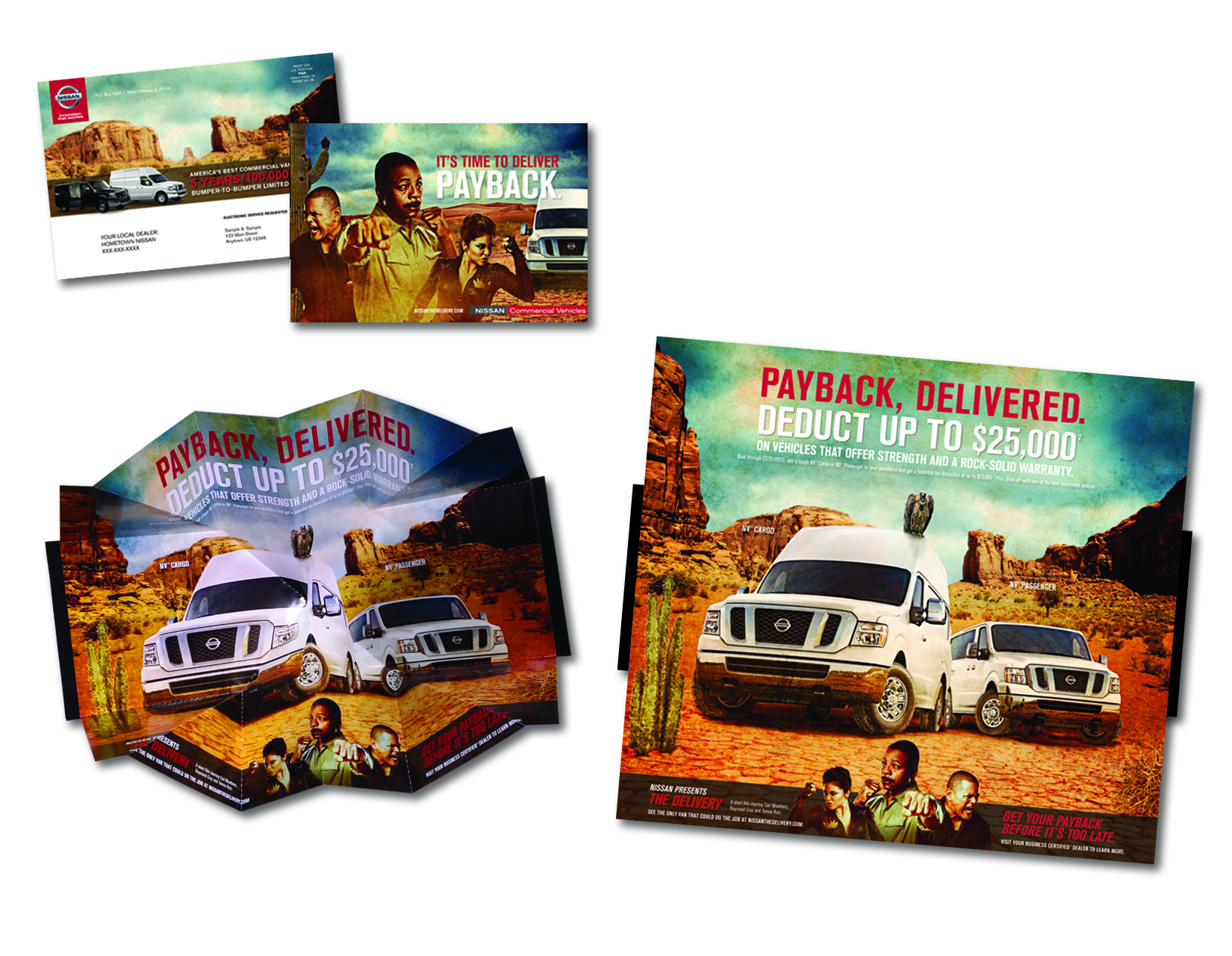 Automotive campaign layout