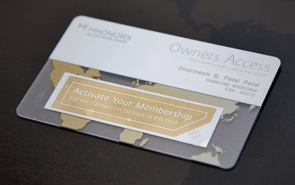 Hilton Worldwide owner loyalty program welcome kit